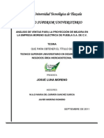 Análisis de ventas Moreno Eléctrica