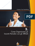 Franchising - Come Organizzare Gli Incontri Con Gli Affiliati