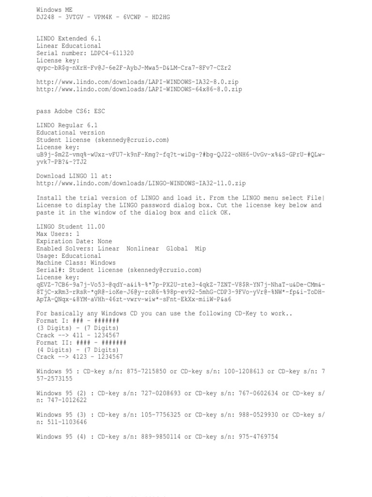 Linde serial number matrix
