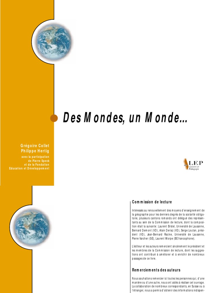 Monde El, PDF, Géographie