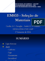 EM 833 - Seleo de Ligas Ferrosas