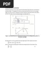 Reynolds Equation in One Dimension