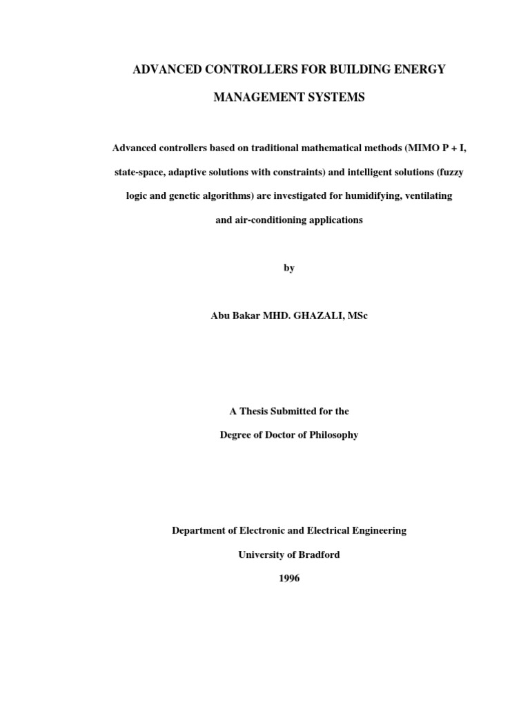 Analysis and design of gain scheduled control systems