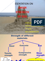 Shear Strength in Soils