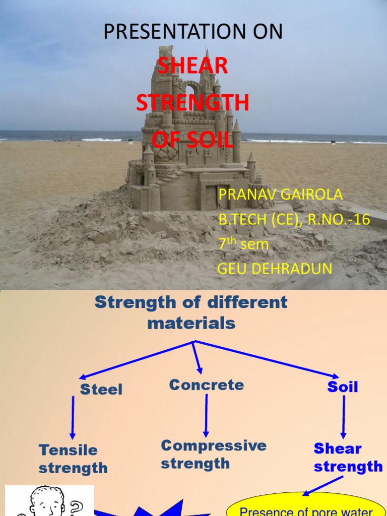 Shear Strength in Soils | PDF | Strength Of Materials | Mechanics