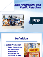 Sales Promotion, and Public Relations