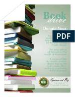 Drive: Donate Your Books!