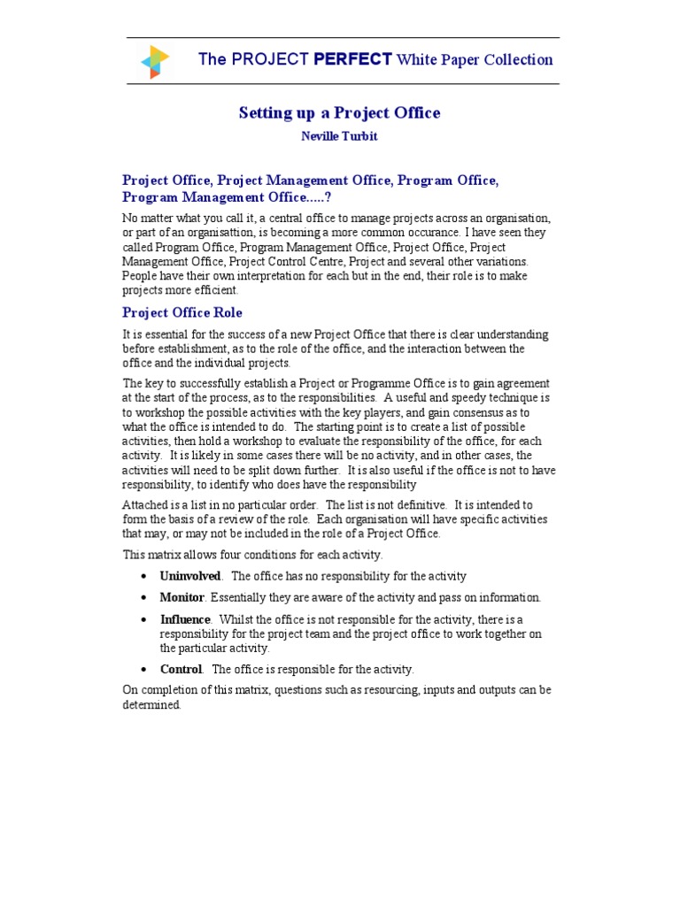 Setup Project Office | PDF