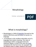 Morphology Slides