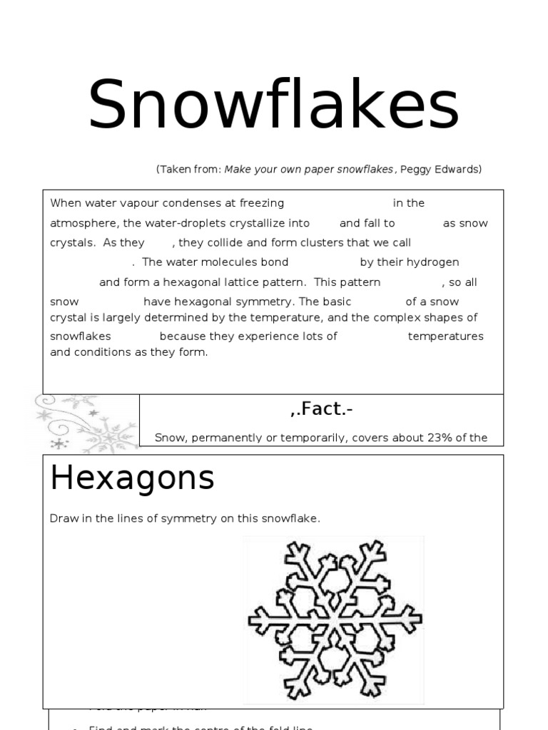 Snowflakes | PDF