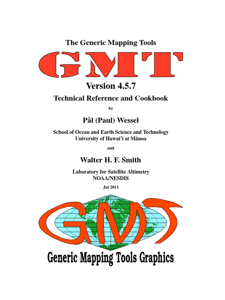 The Generic Mapping Tools | PDF | Exponentiation | Logarithm