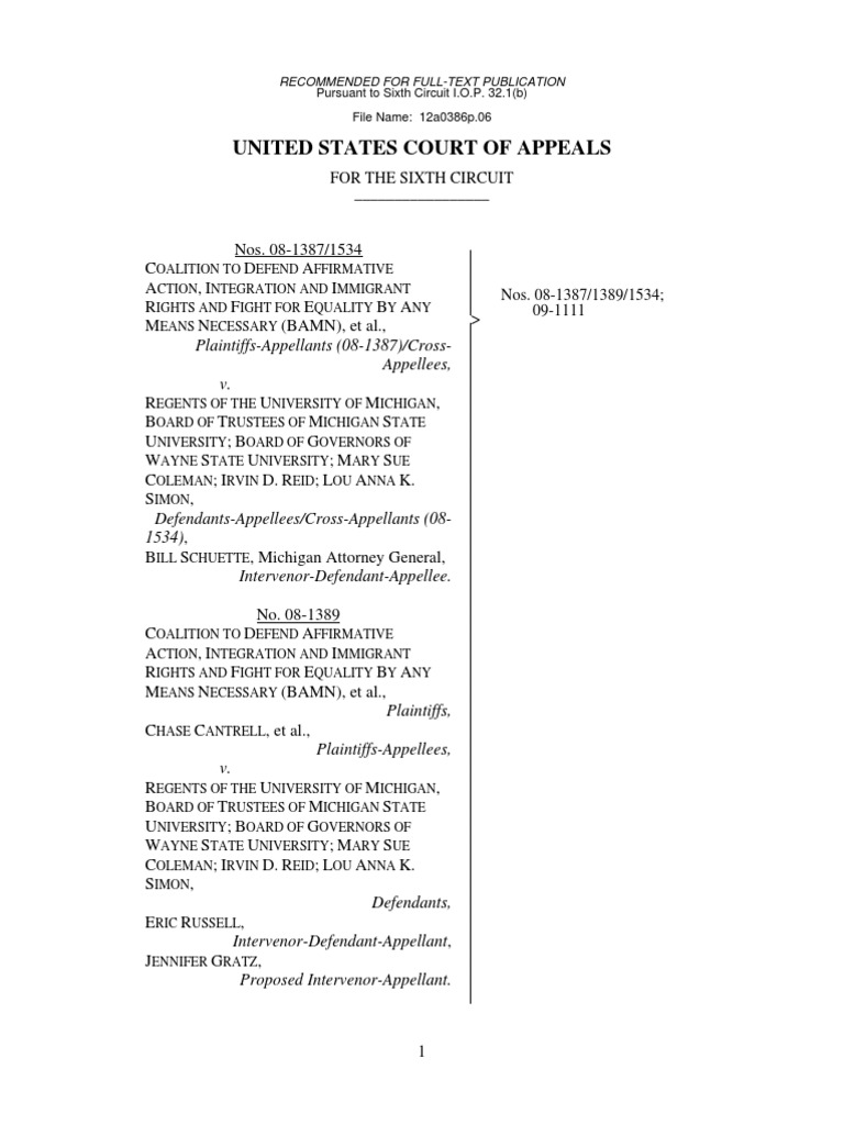 Affirmative Action Court Ruling | PDF | Desegregation Busing | Equal ...