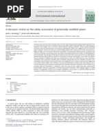 A literature review on the safety assessment of genetically modiﬁed plants IMPORTANT