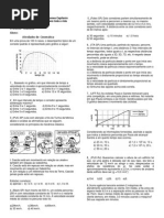 exercício cinematica 