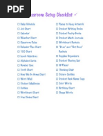 Download Classroom Setup Checklist by Kristen Coughlan SN116081390 doc pdf