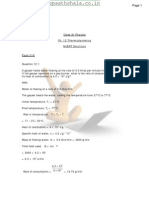 Physics XI Ch-12 [Thermodynamics ]