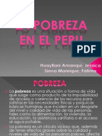 Economia Pobreza en El Peru