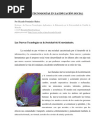 Nuevas Tecnologías en la Educación Social