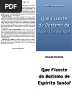 Que Fizeste Do Batismo