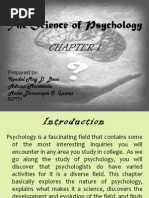 The Science of Psychology