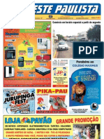 Jornal "O Oeste Paulista" edição 4011 de 07/12/2012