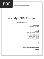 IIM Udaipur - A Study