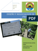 2007 - Documento Diseño y Negociacion de Proyects