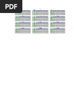Depo-Provera Dosing Calendar 2025 | PDF | Medical Specialties
