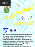 Download MIM Orientatie op beroep opdracht  by ZakKa SN11614363 doc pdf