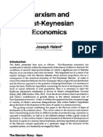 Halevi Marxism and Post-Keynesian Economics