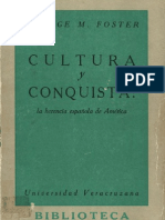 106166757 George M Foster 1962 Cultura y Conquista La Herencia Espanola de America