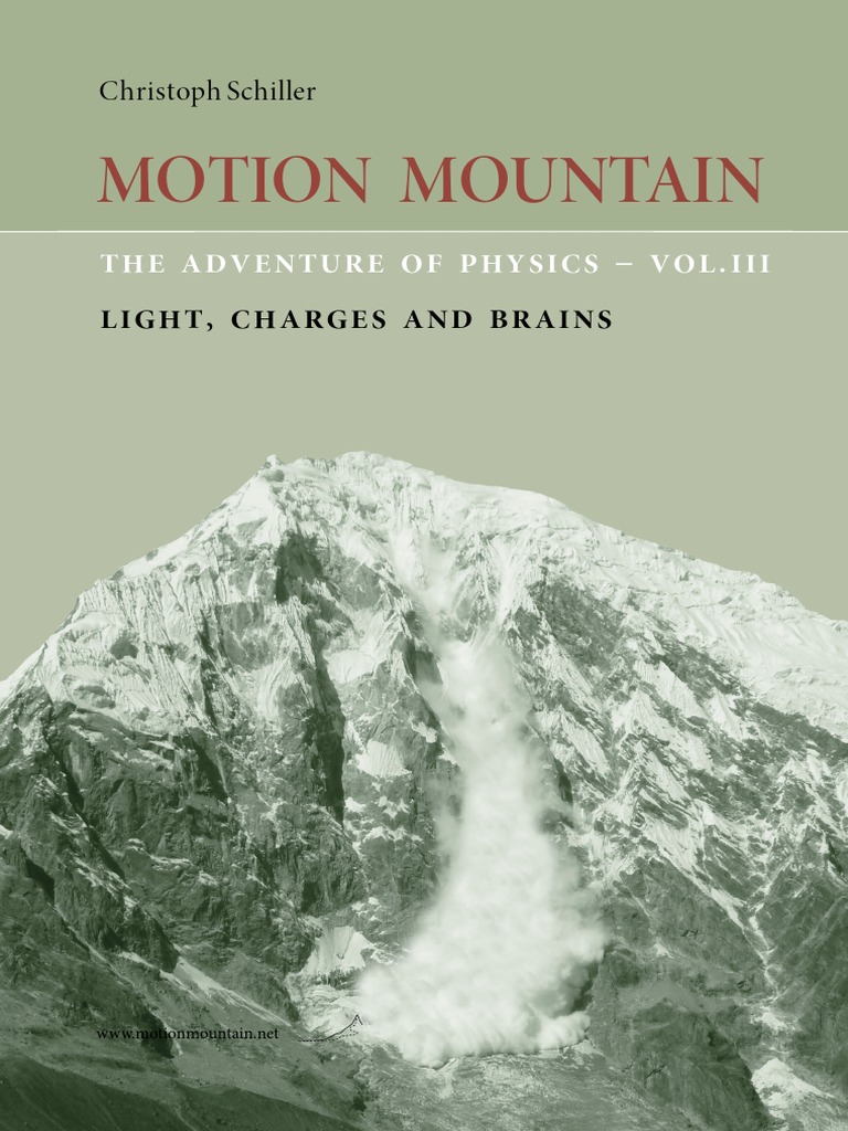 Download Motion Mountain Vol 3 Light Charges And Brains The Adventure Of Physics Electric Charge Electromagnetic Radiation PSD Mockup Templates