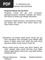 Perkuliahan Geologi Minyak Bumi 2011 KL A Dan KL B