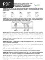 Lista de Exercýios 2 QUI143