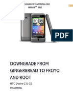 HTC DZ-G2 Downgrade and Root