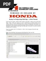 Solidedge F1 in Schools Tutorial