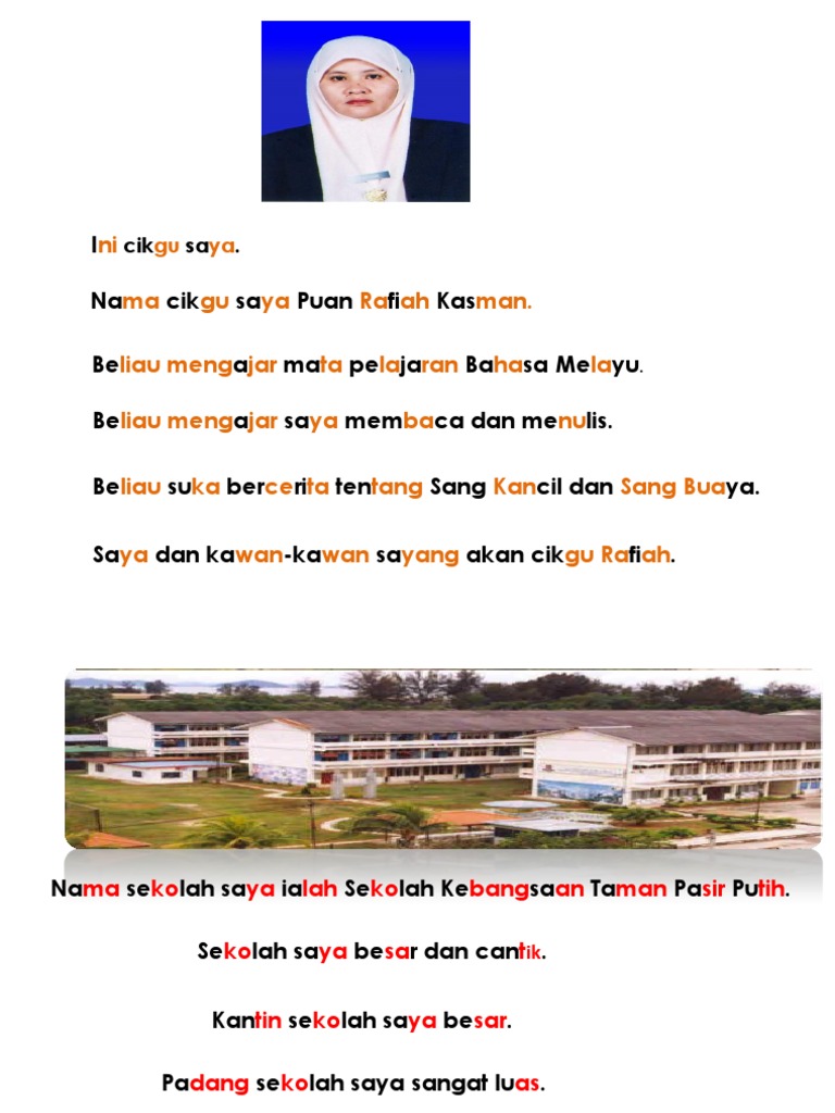 Contoh Karangan Tahun 1