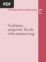 ILO - Social Justice & Growth - The Role of the Minimum Wage (2012)