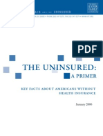 The Uninsured:: A Primer