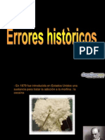 Algunos Errores Historicos Diapositivas