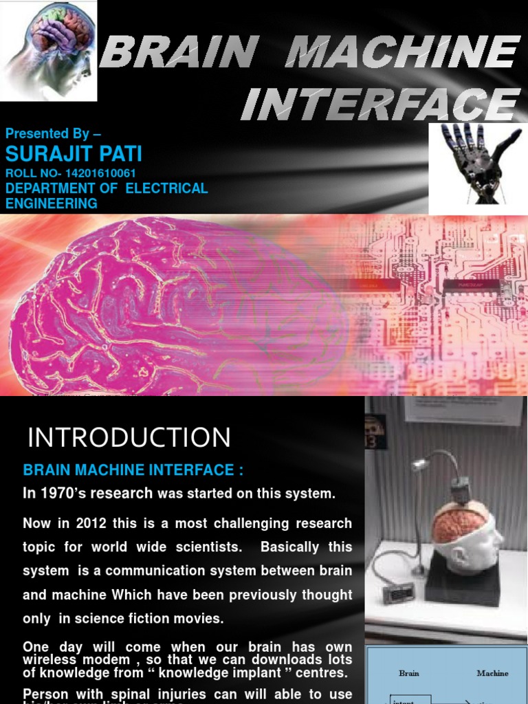 Brain-Machine Interface Overview | PDF | Electroencephalography | Brain
