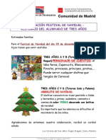 Carta Festival de Navidad