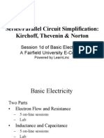 Basic Electricity 1d Thevanin Theorem