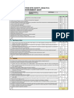 Construction Site Safety Audit