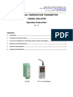 Dual Temperature Transmitter Instruction Manual