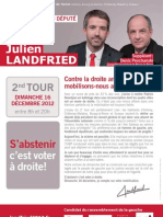 Profession de foi - 2nd tour