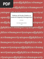 Práticas de escrita criativa nas aulas de língua estrangeira (1º rascunho)