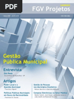 Cadernos FGV Projetos nº 8 - Gestão Pública Municipal