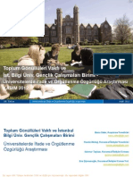 Üniversitelerde İfade ve Örgütlenme Özgürlüğü Araştırması