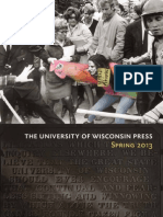 University of Wisconsin Press Spring 2013 Book Catalog